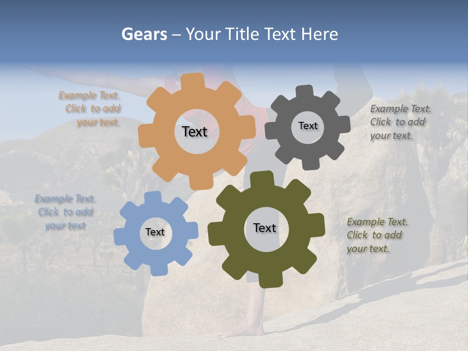 Healthy Stretch Bare PowerPoint Template