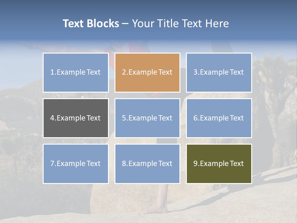 Healthy Stretch Bare PowerPoint Template