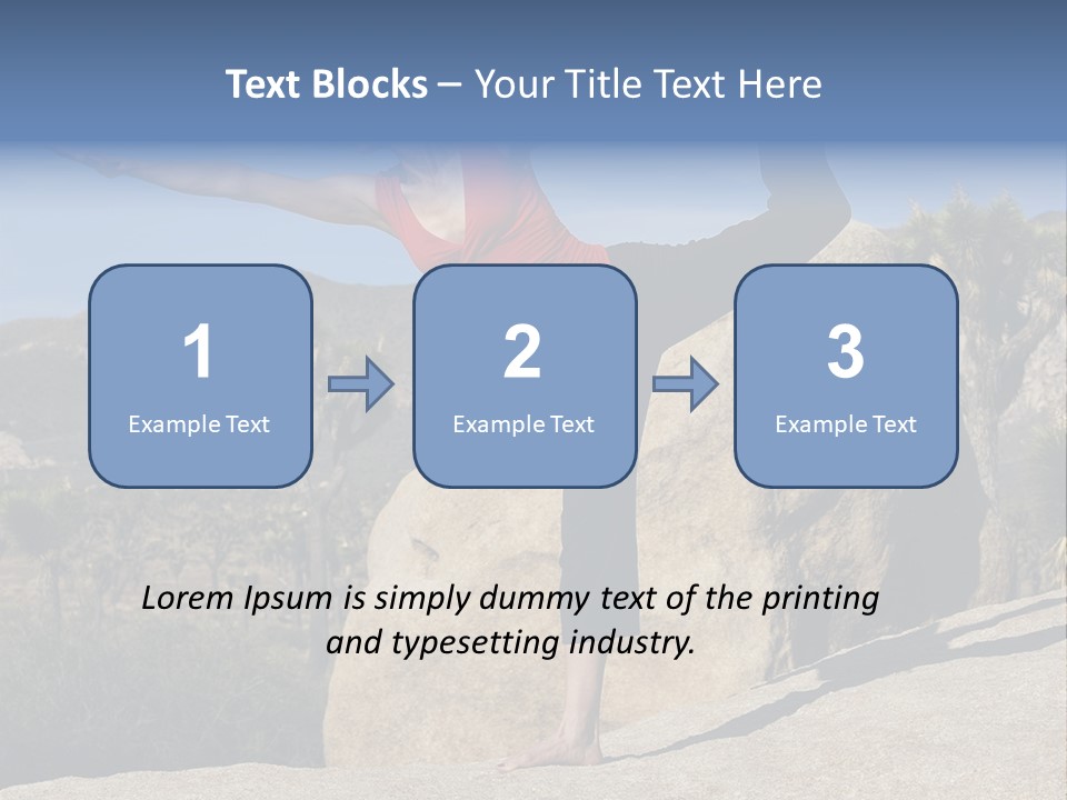 Healthy Stretch Bare PowerPoint Template