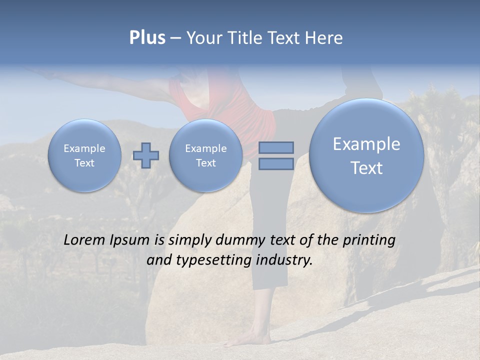 Healthy Stretch Bare PowerPoint Template