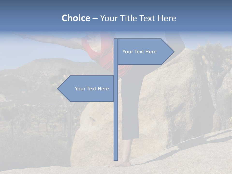 Healthy Stretch Bare PowerPoint Template