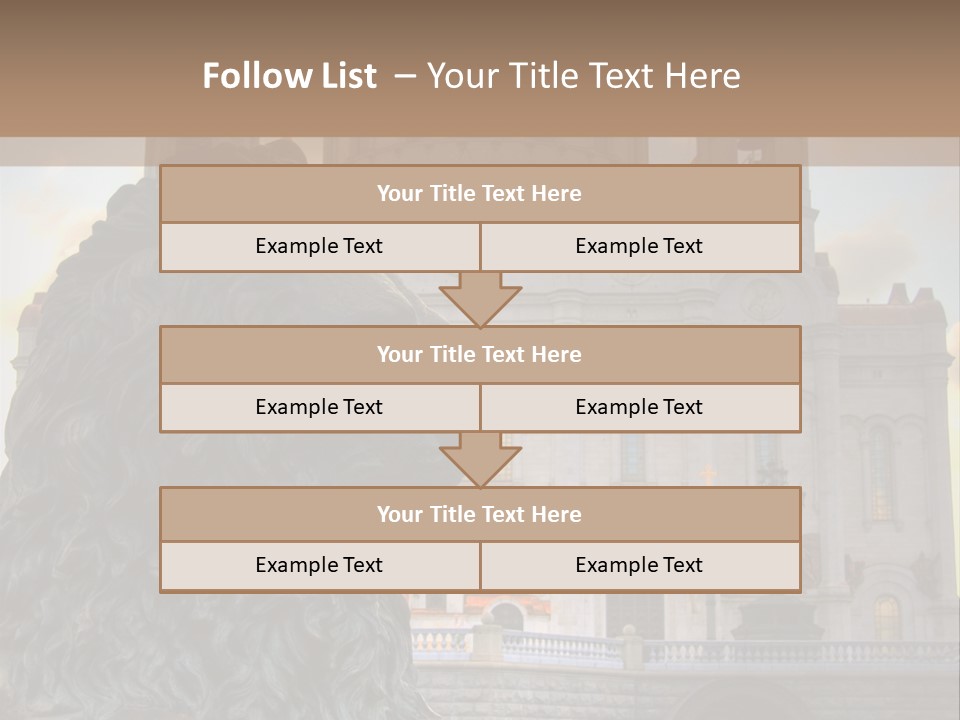Landmark Faith Sky PowerPoint Template