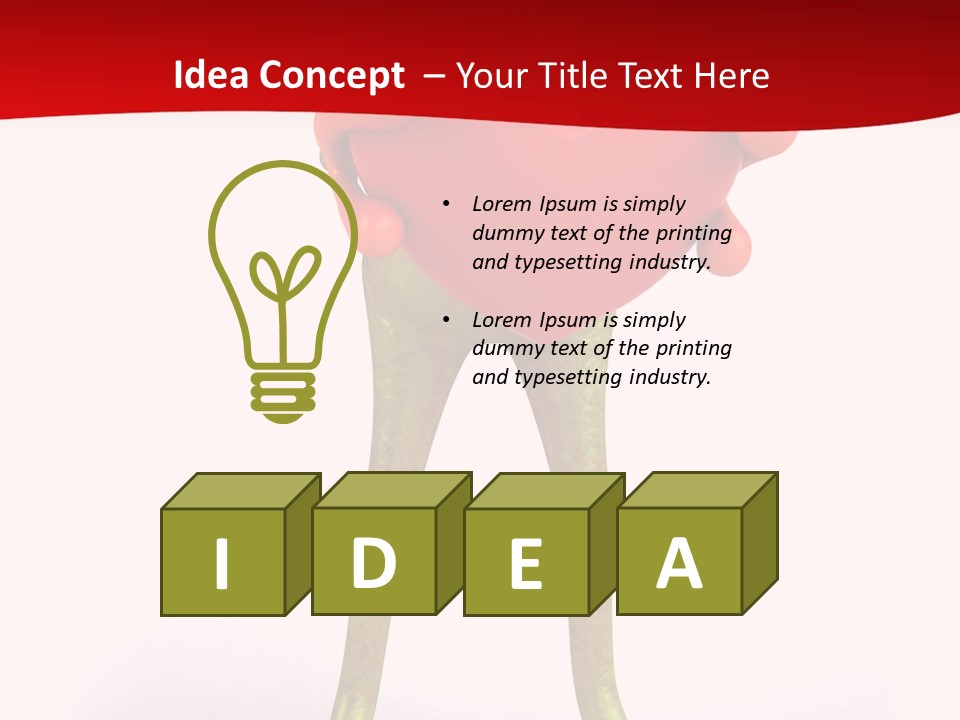 Eye Rainforest Hop PowerPoint Template