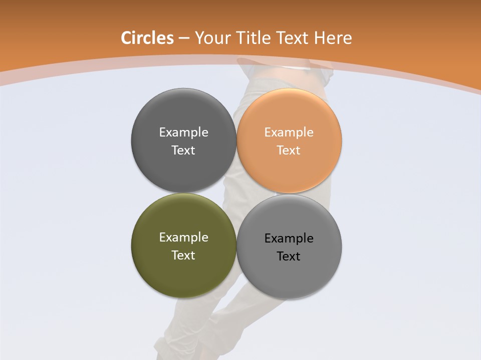 Person Sky Beautiful PowerPoint Template
