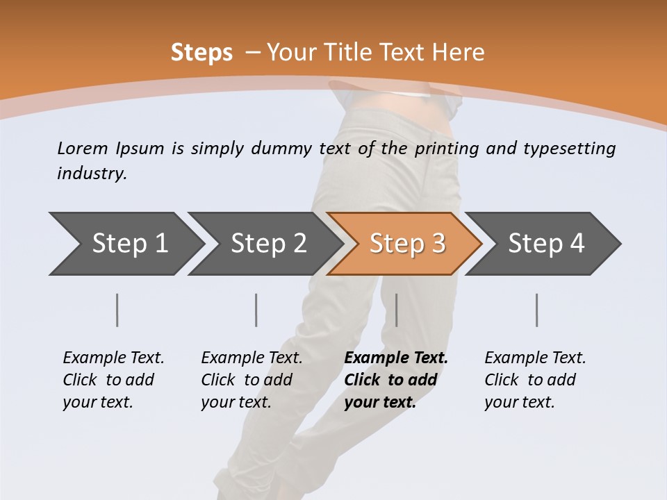 Person Sky Beautiful PowerPoint Template