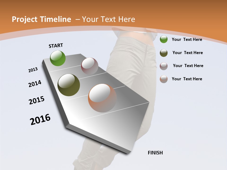 Person Sky Beautiful PowerPoint Template