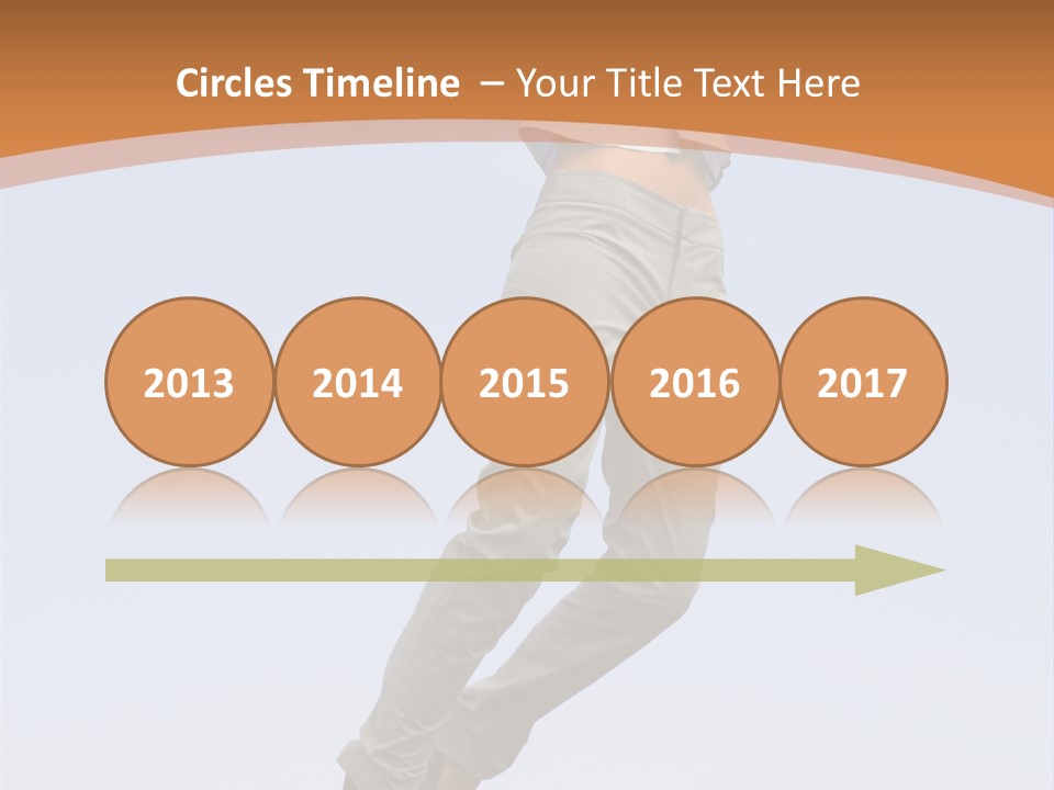 Person Sky Beautiful PowerPoint Template