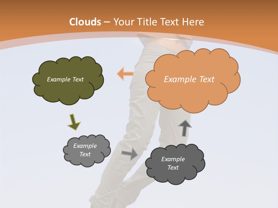 Person Sky Beautiful PowerPoint Template