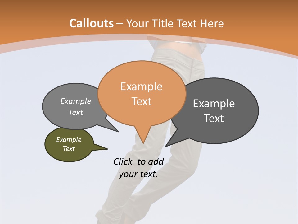 Person Sky Beautiful PowerPoint Template