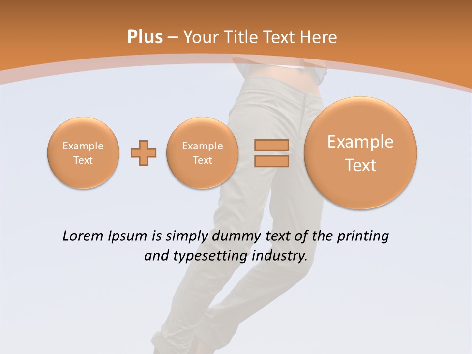 Person Sky Beautiful PowerPoint Template