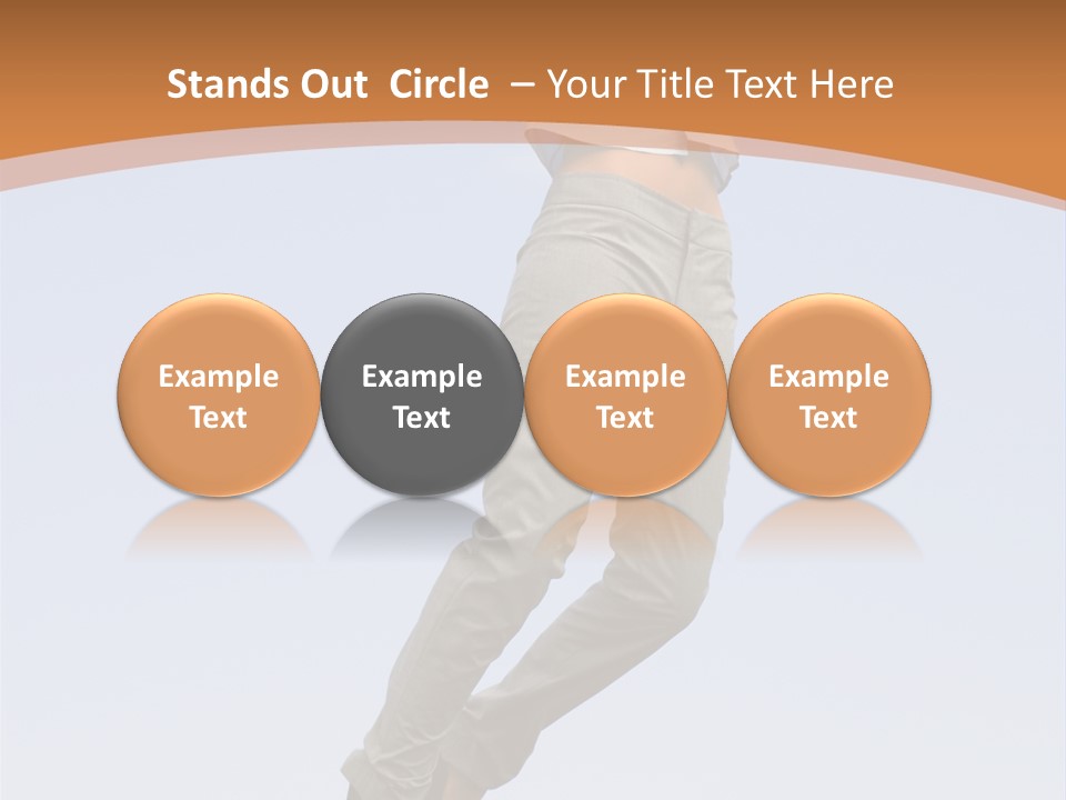 Person Sky Beautiful PowerPoint Template