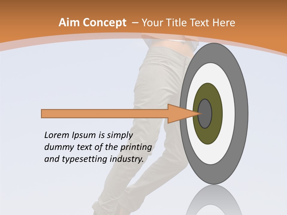 Person Sky Beautiful PowerPoint Template