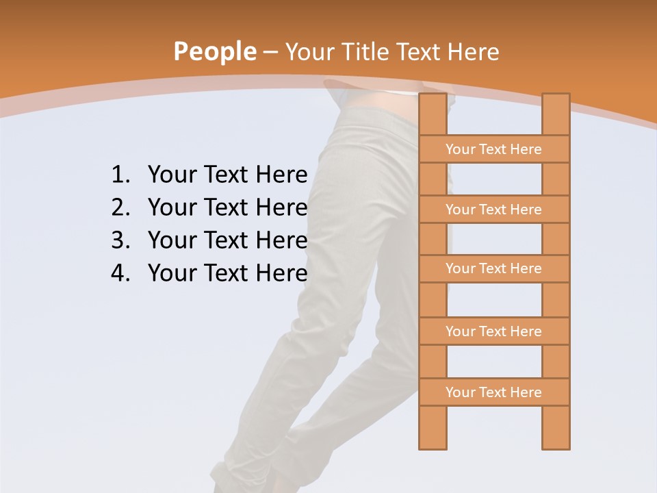 Person Sky Beautiful PowerPoint Template