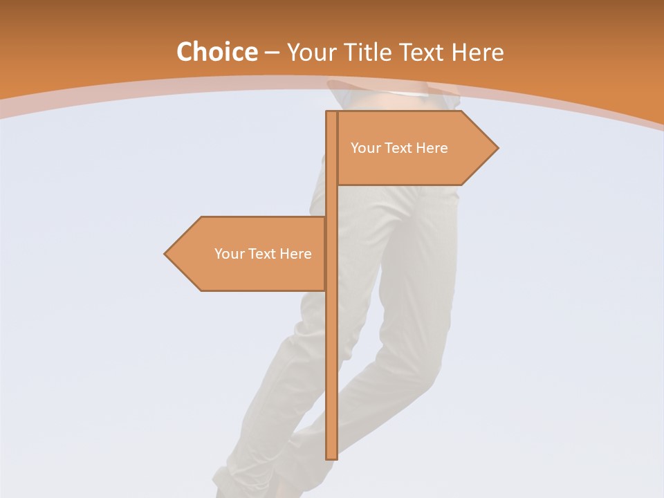 Person Sky Beautiful PowerPoint Template