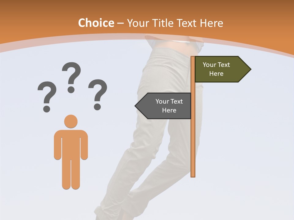 Person Sky Beautiful PowerPoint Template