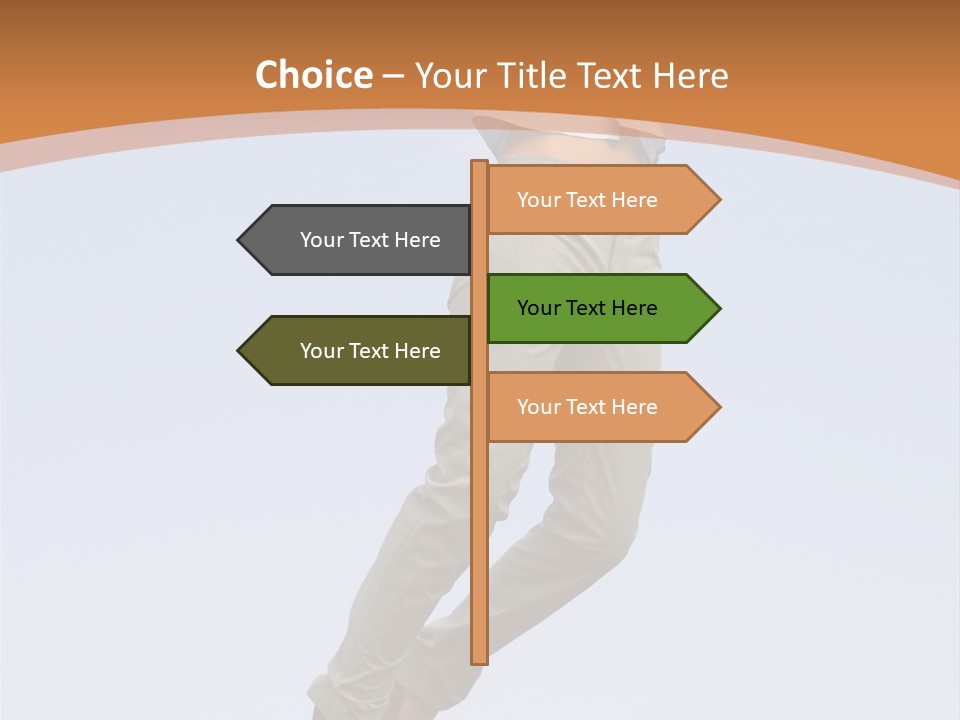Person Sky Beautiful PowerPoint Template