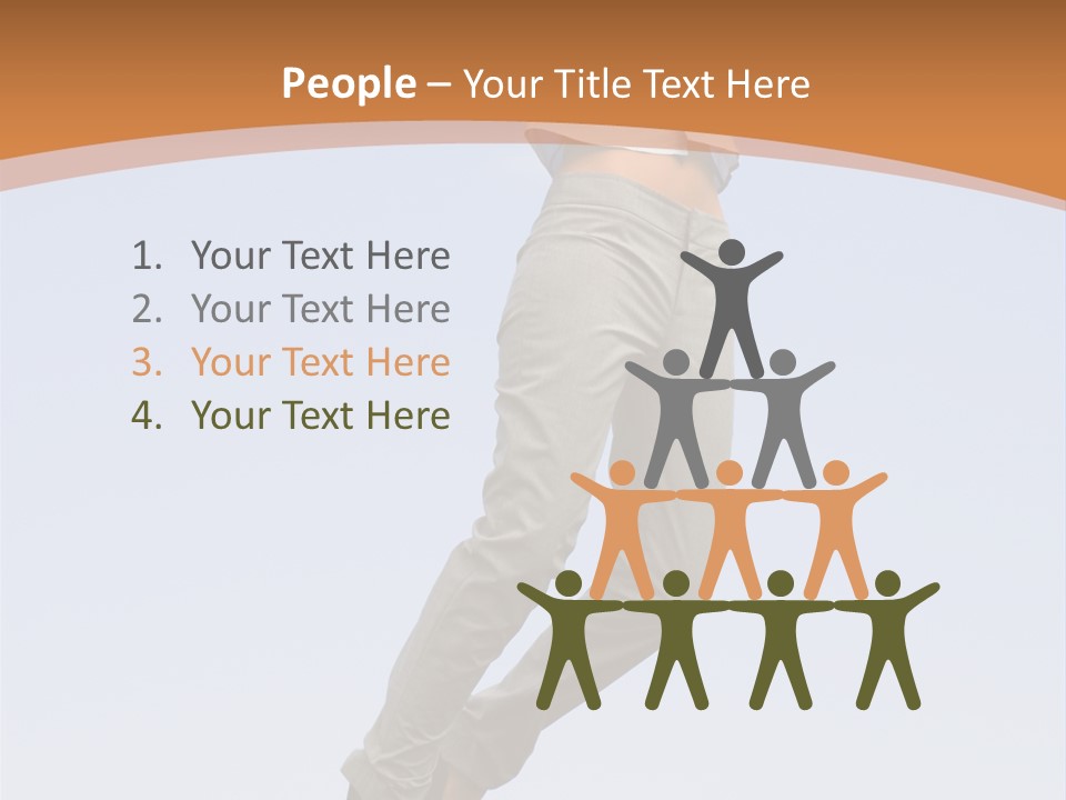 Person Sky Beautiful PowerPoint Template