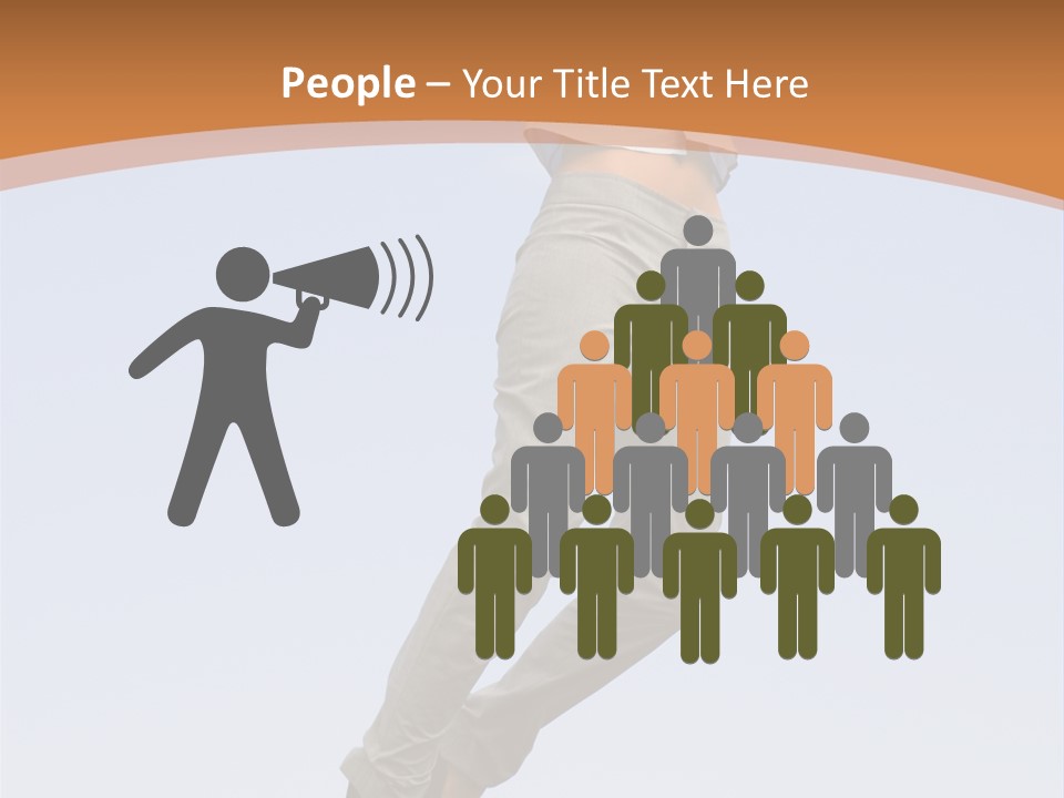 Person Sky Beautiful PowerPoint Template