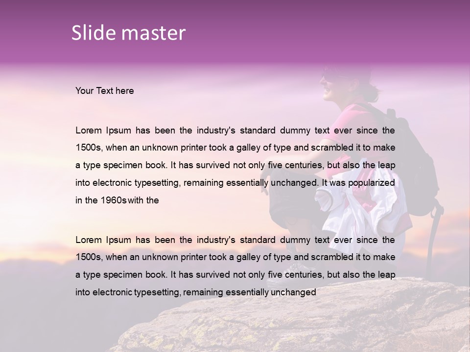 Adult Profile Energized PowerPoint Template