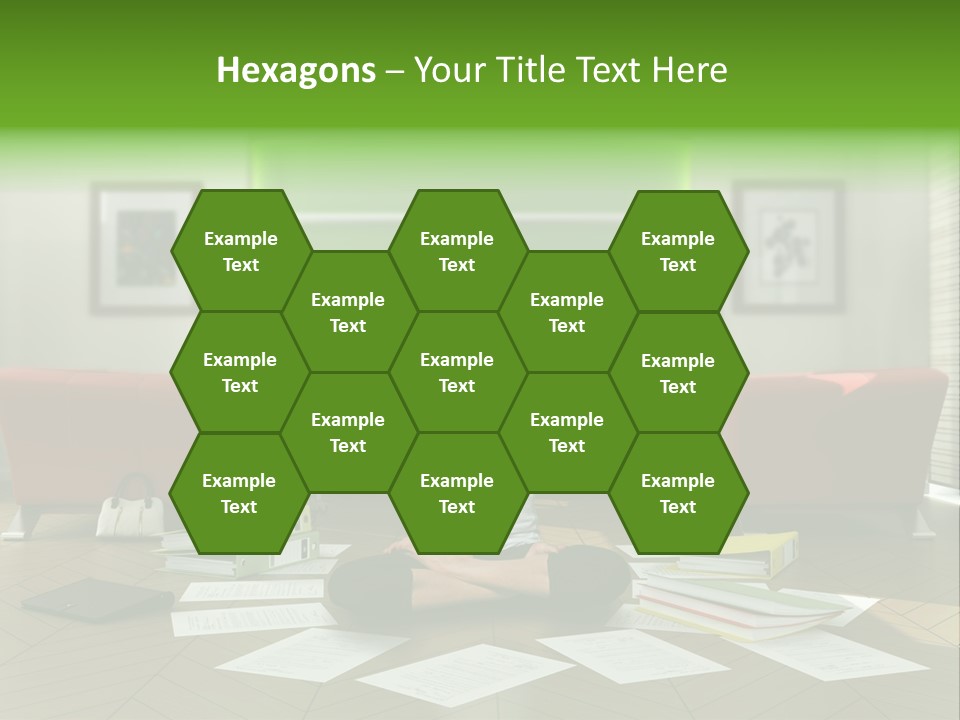 Zen Binder Interior PowerPoint Template