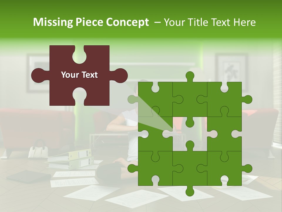 Zen Binder Interior PowerPoint Template