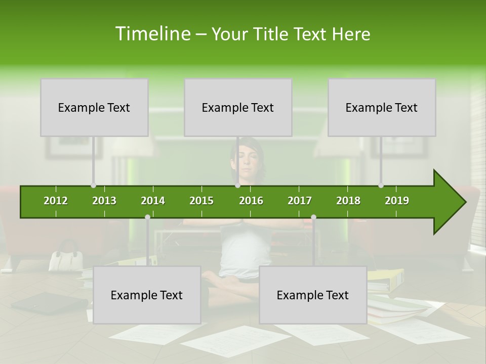 Zen Binder Interior PowerPoint Template