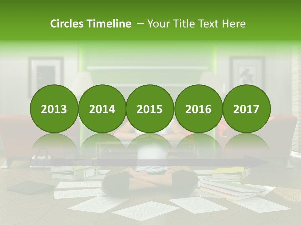 Zen Binder Interior PowerPoint Template