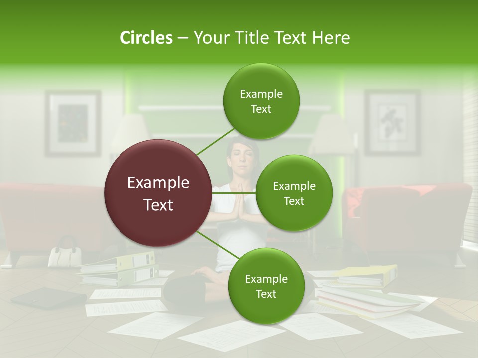 Zen Binder Interior PowerPoint Template