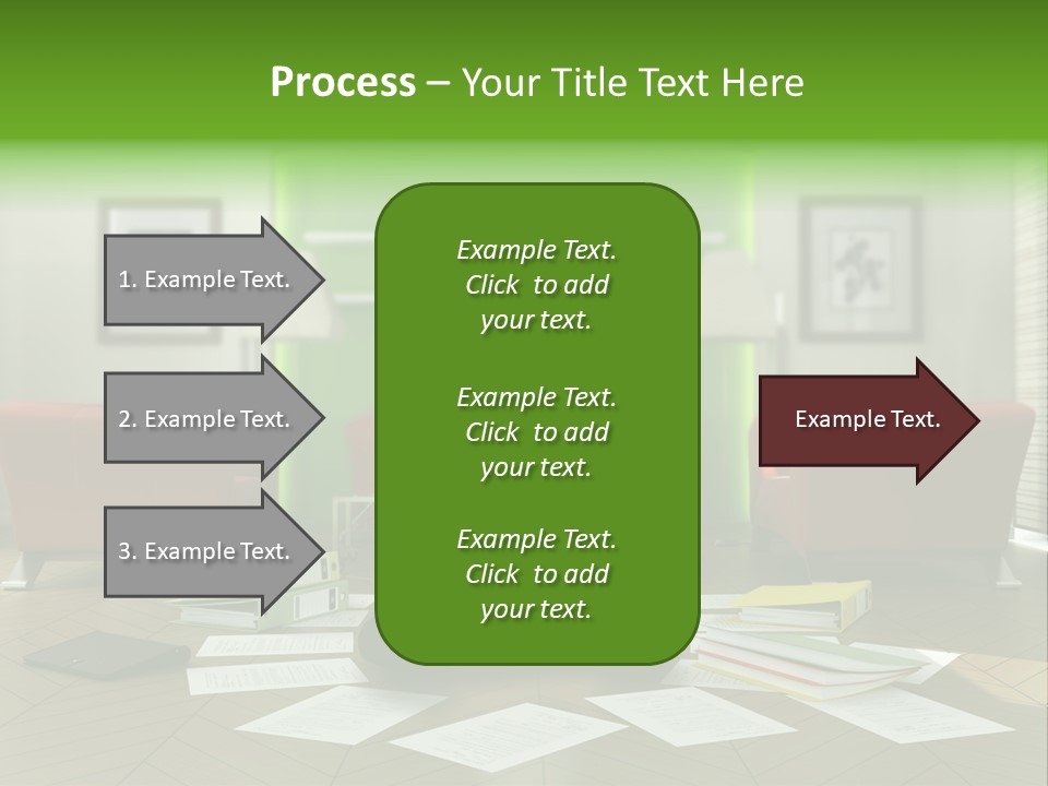 Zen Binder Interior PowerPoint Template