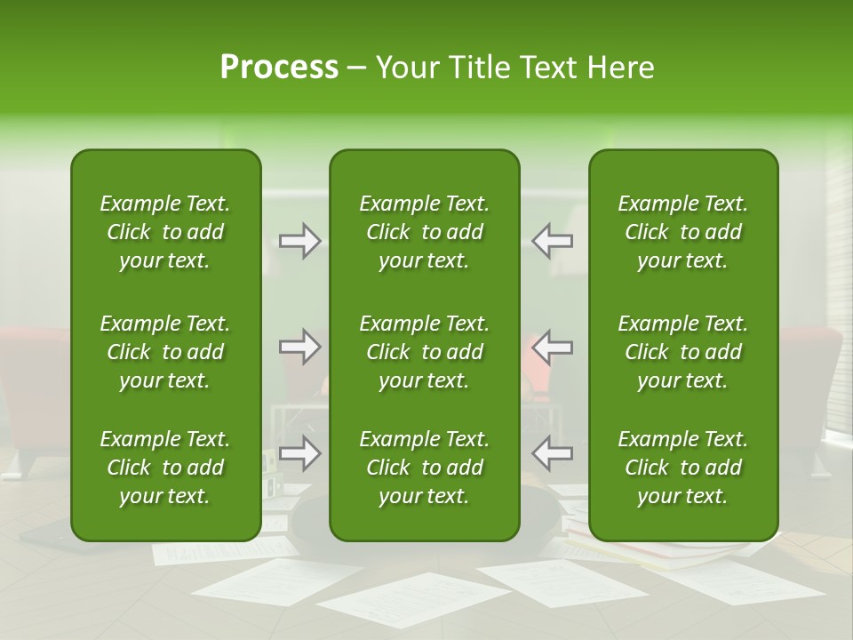 Zen Binder Interior PowerPoint Template