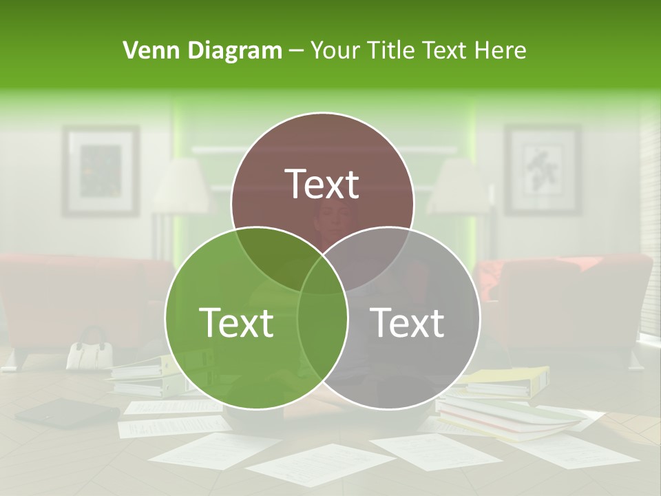 Zen Binder Interior PowerPoint Template