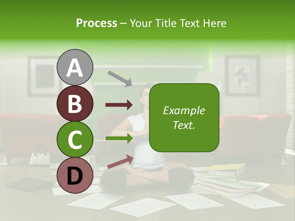 Zen Binder Interior PowerPoint Template