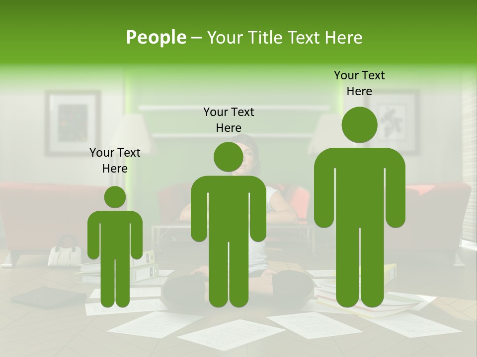 Zen Binder Interior PowerPoint Template