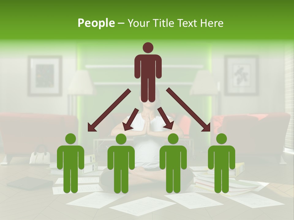 Zen Binder Interior PowerPoint Template