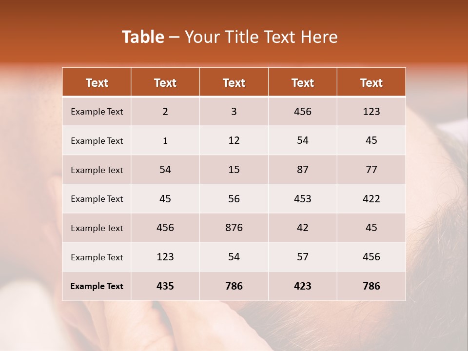 Face Alternative Well PowerPoint Template
