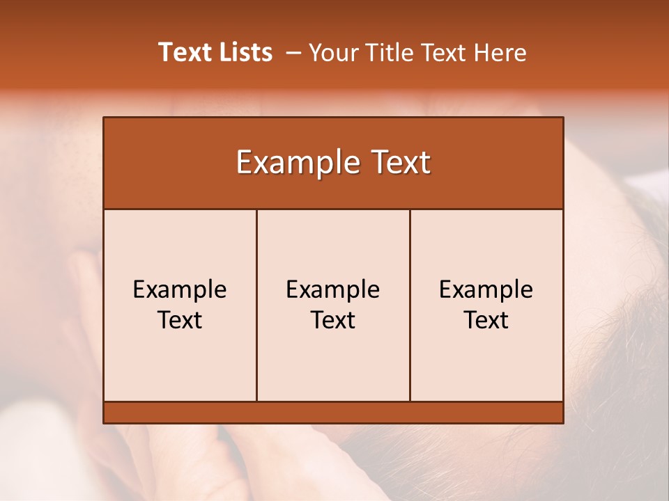 Face Alternative Well PowerPoint Template