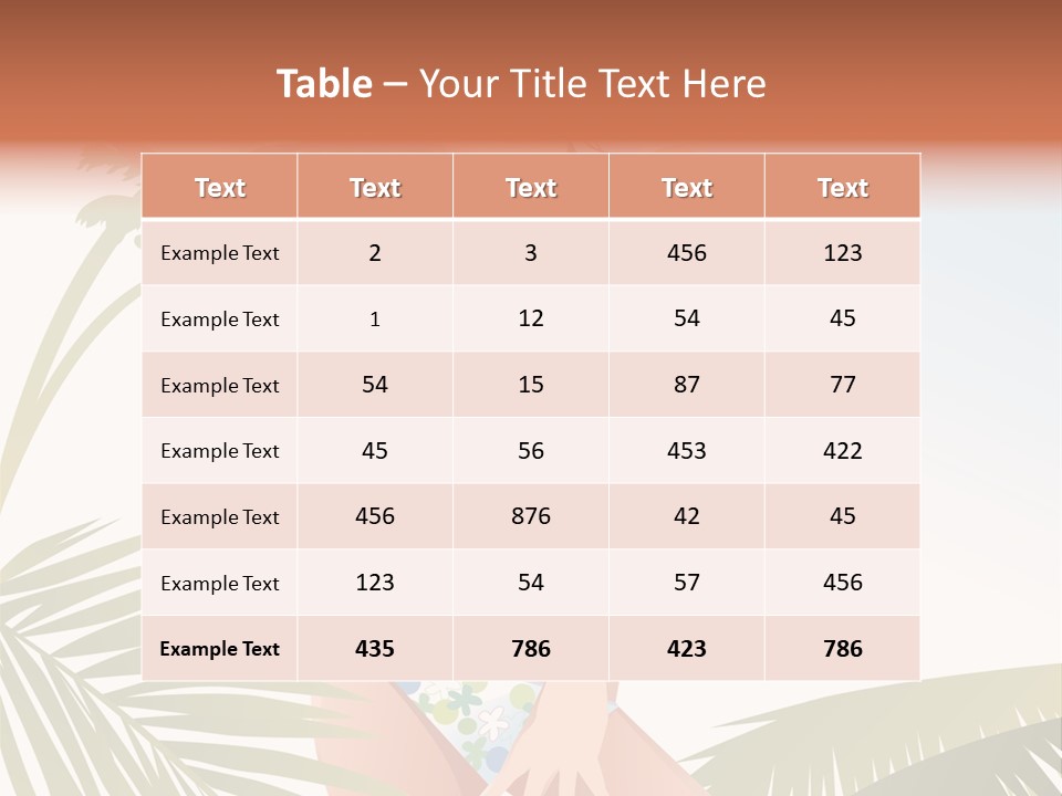 A Woman In A Bikini Is Posing For A Picture PowerPoint Template