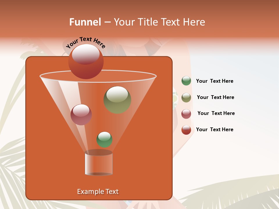 A Woman In A Bikini Is Posing For A Picture PowerPoint Template