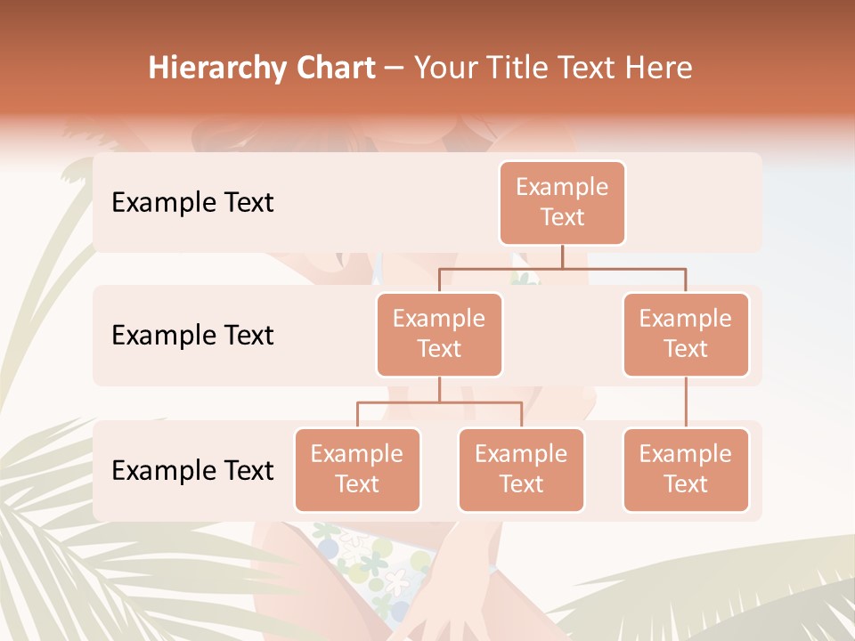 A Woman In A Bikini Is Posing For A Picture PowerPoint Template