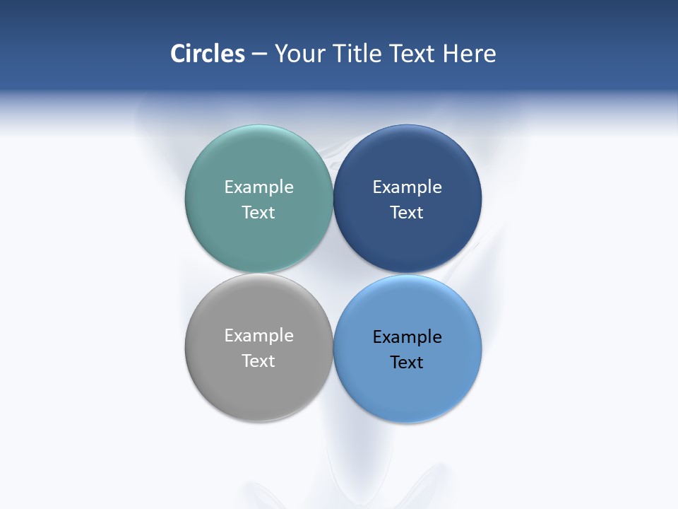 A Tooth With A Toothbrush In The Middle Of It PowerPoint Template