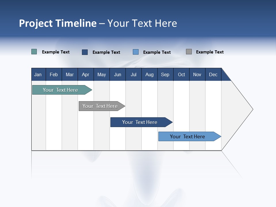 A Tooth With A Toothbrush In The Middle Of It PowerPoint Template