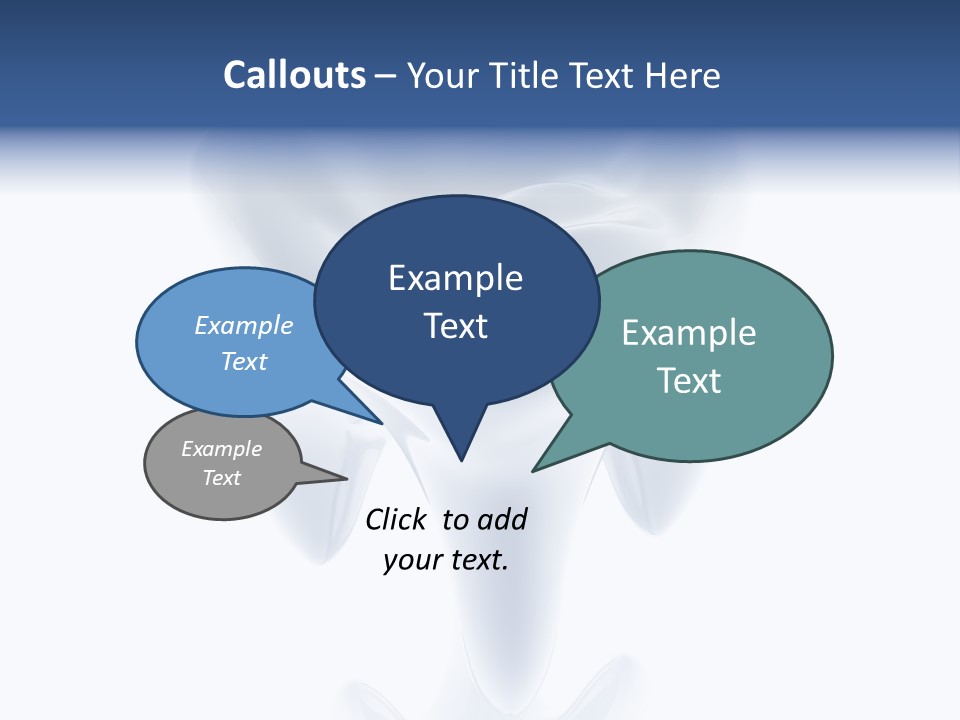 A Tooth With A Toothbrush In The Middle Of It PowerPoint Template