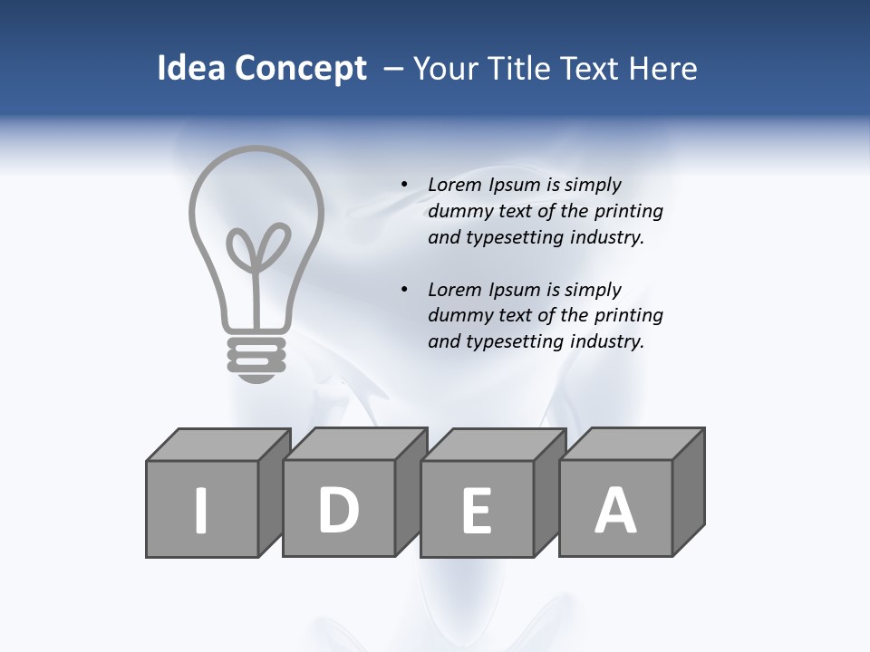 A Tooth With A Toothbrush In The Middle Of It PowerPoint Template