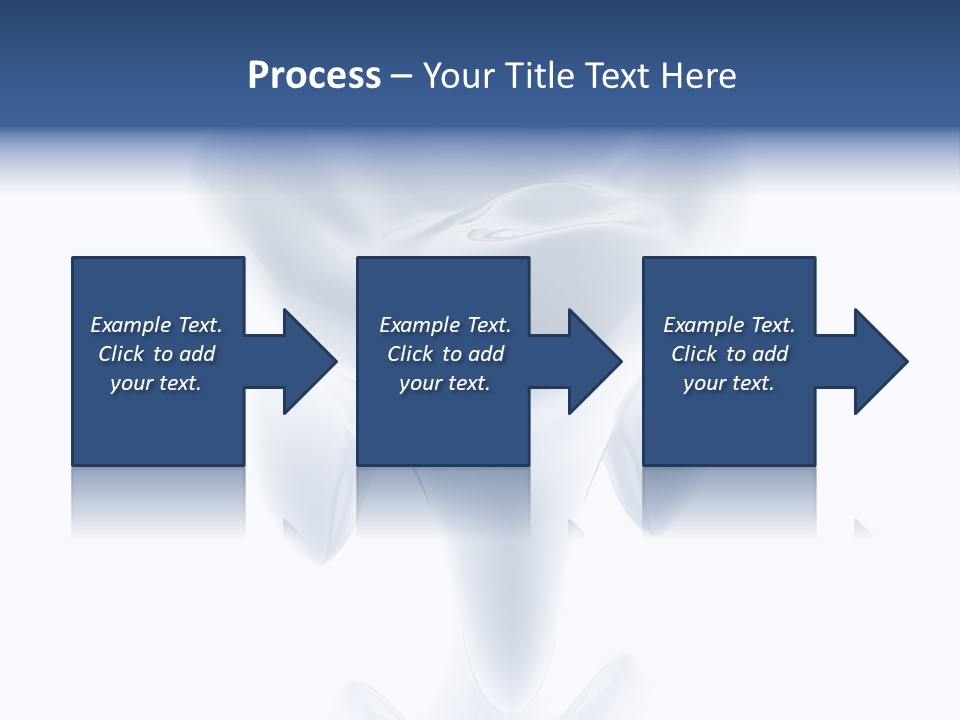 A Tooth With A Toothbrush In The Middle Of It PowerPoint Template