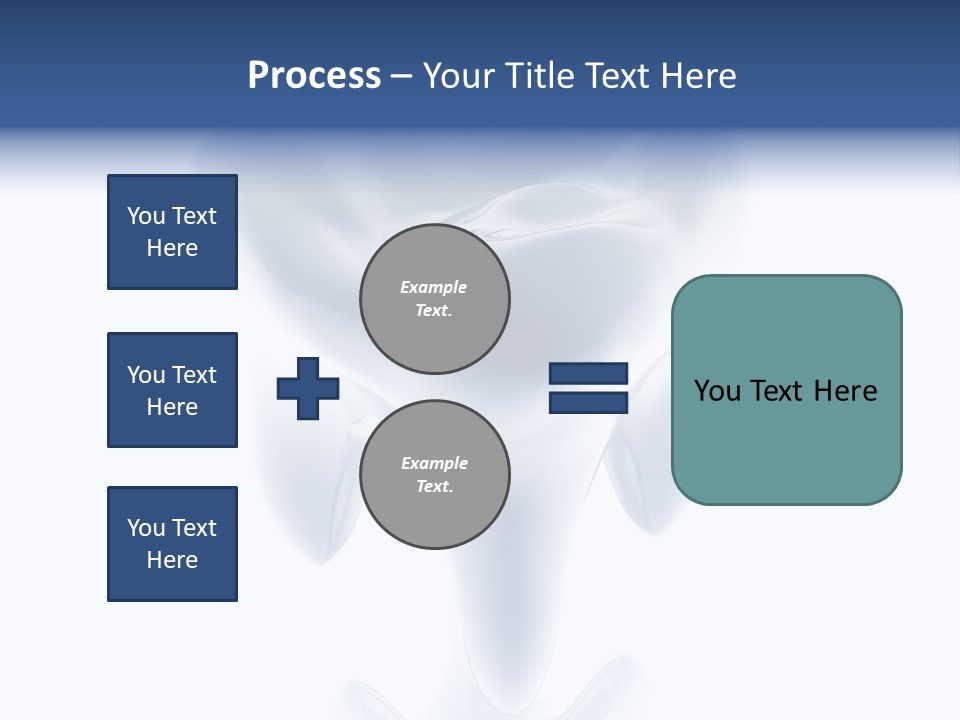 A Tooth With A Toothbrush In The Middle Of It PowerPoint Template