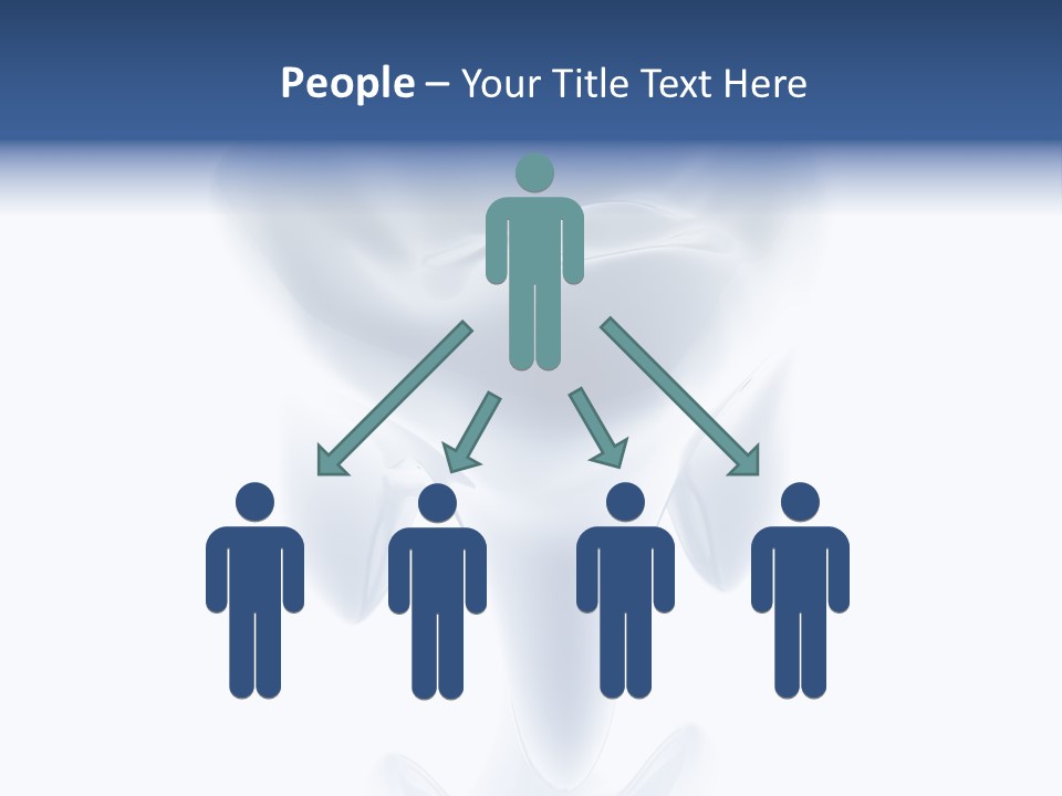 A Tooth With A Toothbrush In The Middle Of It PowerPoint Template