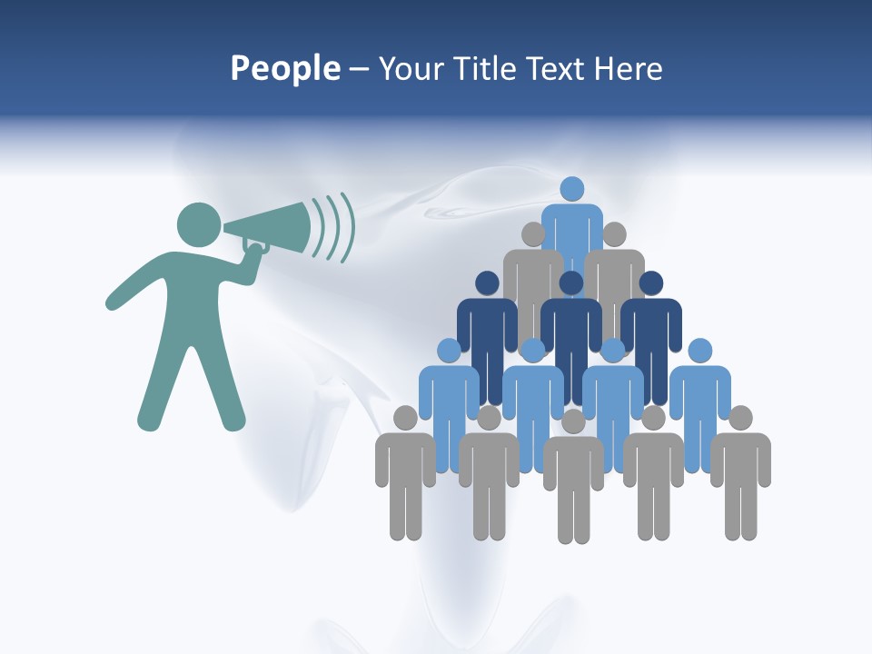 A Tooth With A Toothbrush In The Middle Of It PowerPoint Template