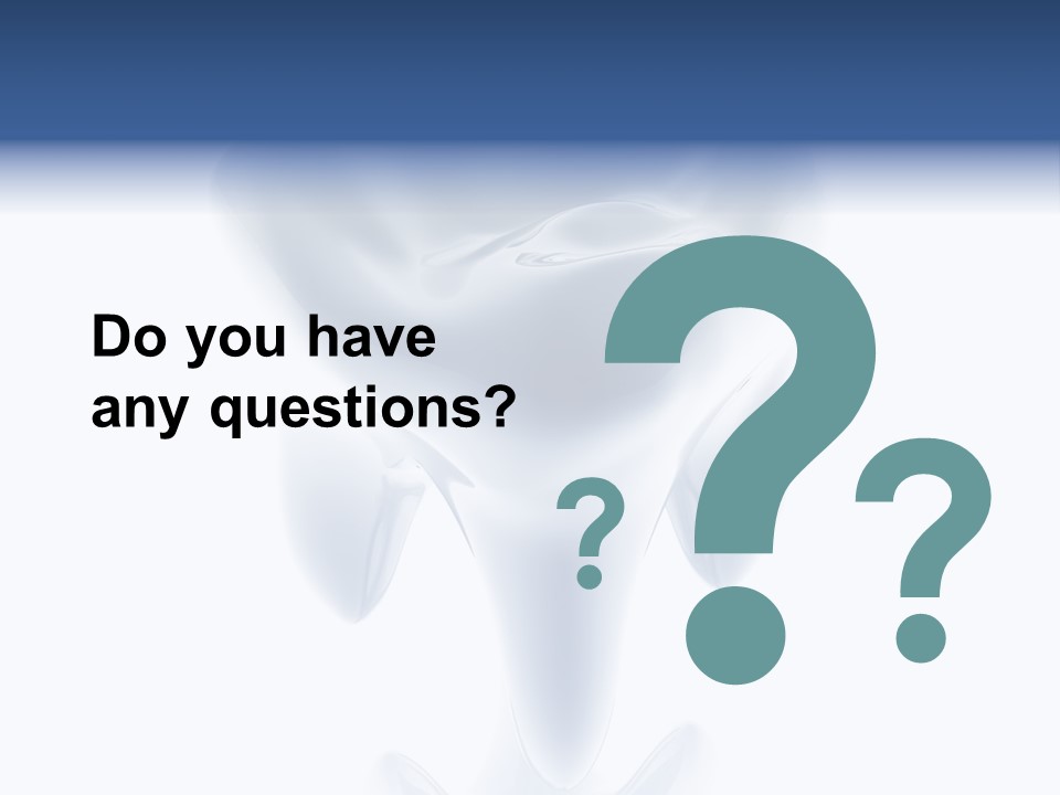 A Tooth With A Toothbrush In The Middle Of It PowerPoint Template