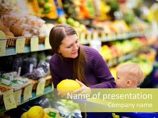 Attractive Girl Female PowerPoint Template