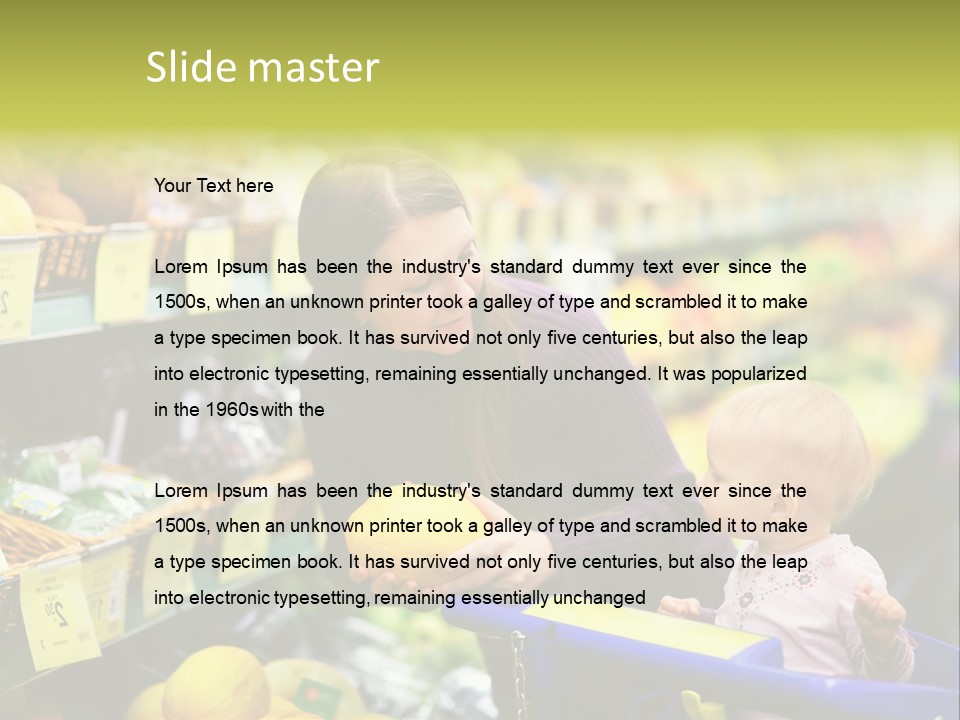 Attractive Girl Female PowerPoint Template